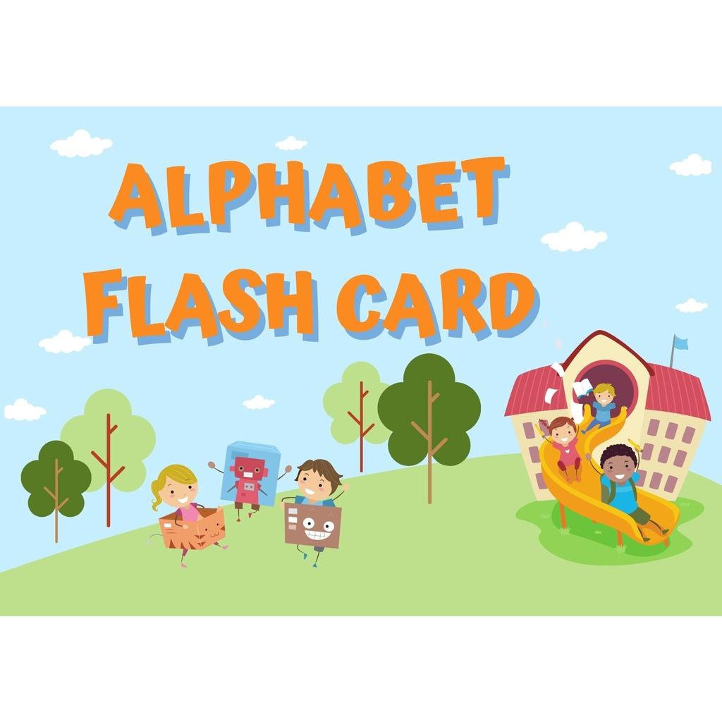 Jual ALPHABET FLASH CARD PRINTABLE - PDF FLASHCARD | Shopee Indonesia
