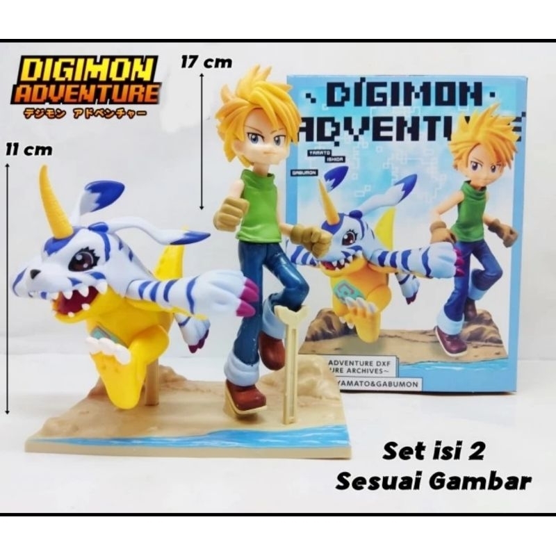 Digimon Adventure Anime Figure Blind Box, Seraphiwomon, Garurumon