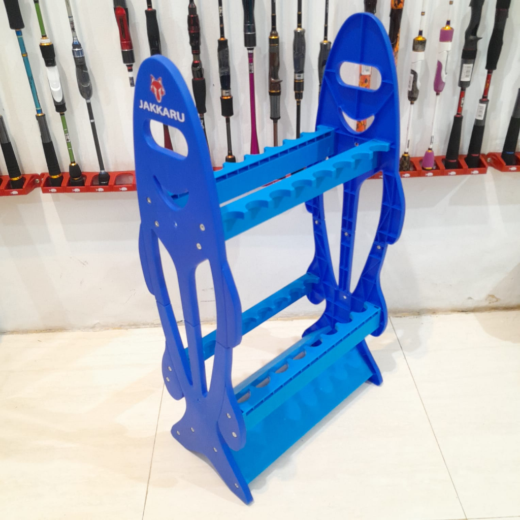 Jual Rak Joran Jakkaru Rod Holder Fishing Rod Rack Stand untuk Display ...