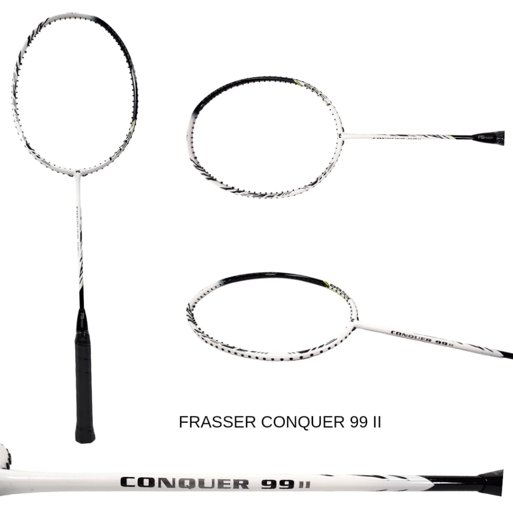 Jual Frasser Raket Badminton Bulutangkis Conquer 99 II 30 lbs | Shopee ...