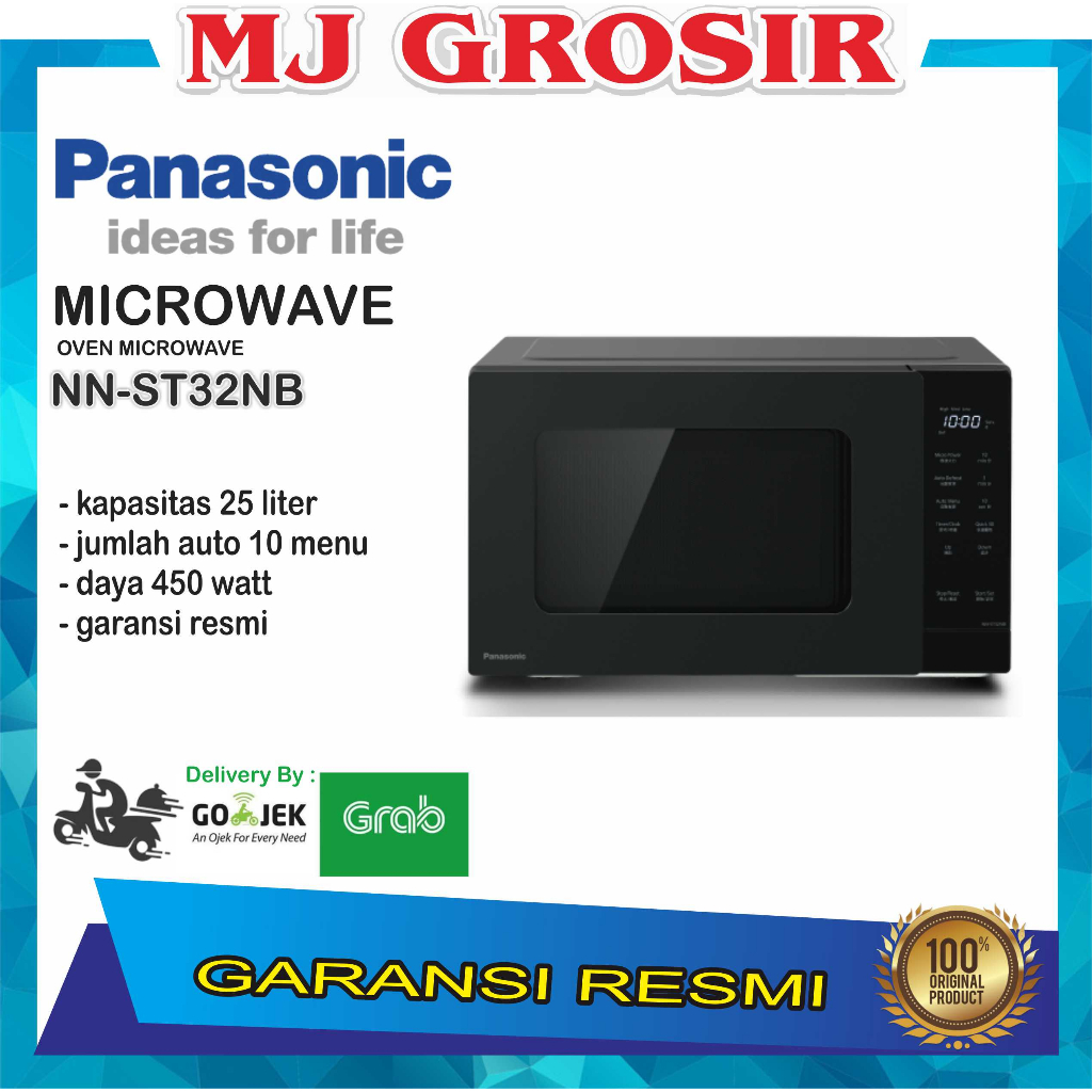 Jual Panasonic Microwave LOW WATT 25 Liter 450Watt NNST32HMTTE