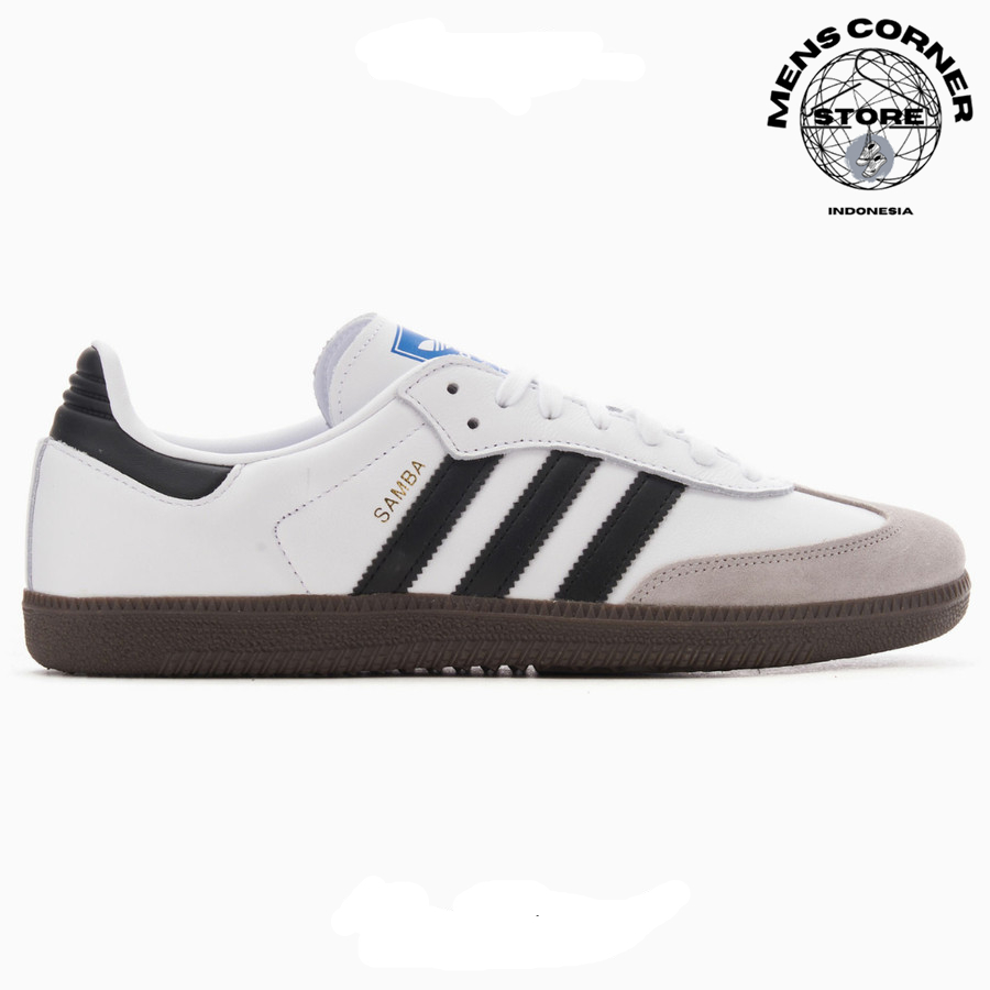 Jual Sepatu Sneaker ADIDAS Samba Vegan Classic Cloud White Black ...