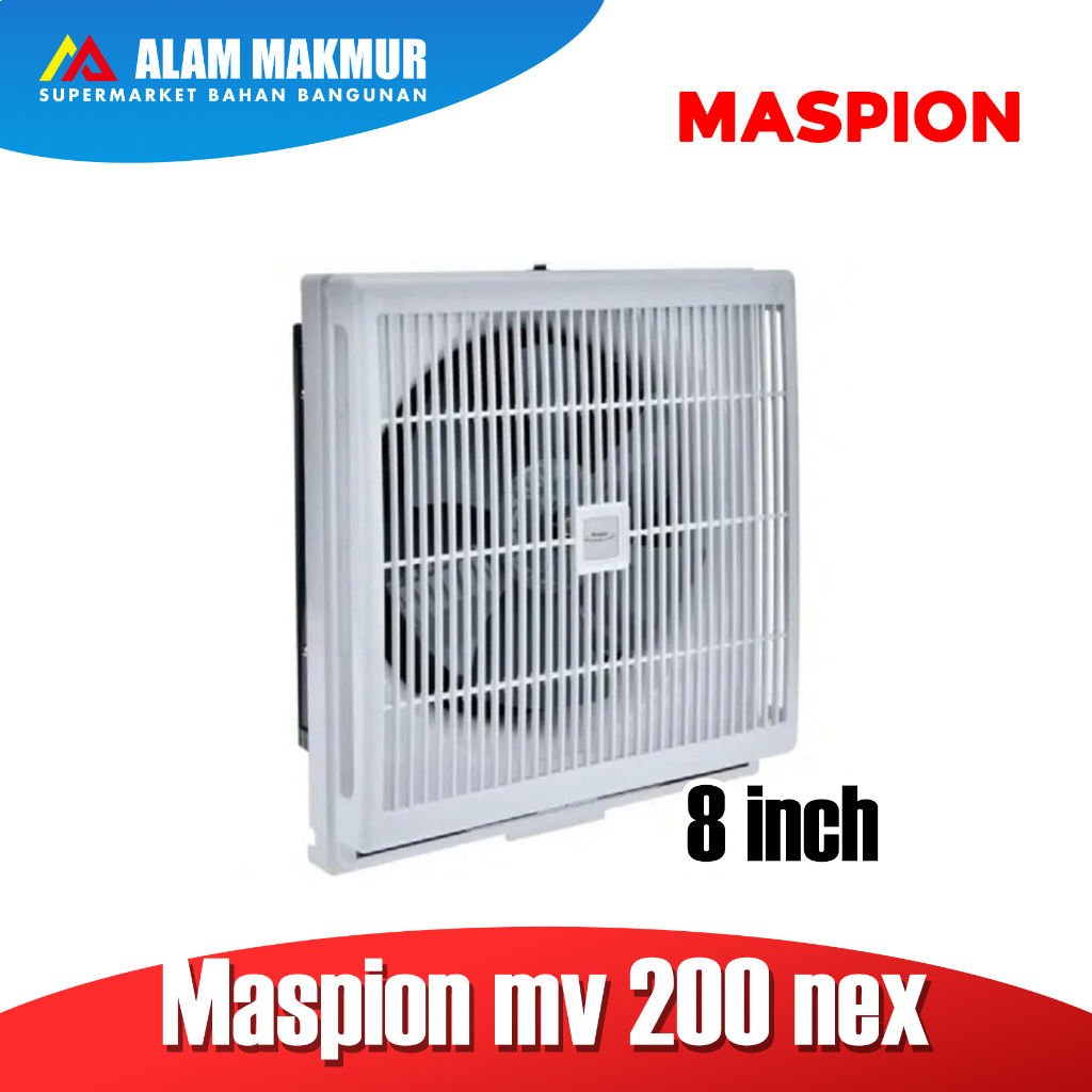 Jual Maspion Mv Nex Wall Exhaust Fan Dinding Cm Shopee Indonesia