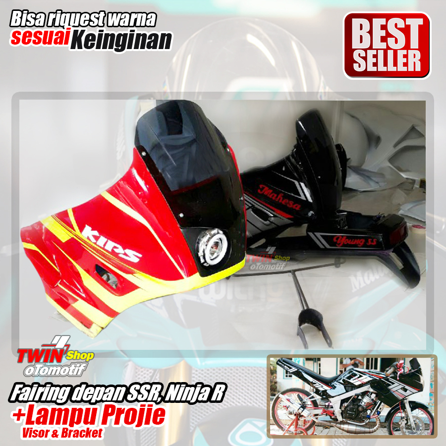 Jual Fairing SSR lampu NINJA R bejita, Fairing ssr depan/fairing kr ...