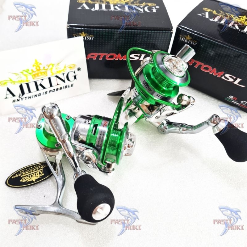 Jual Reel pancing UL ajiking atom SL body metal | Shopee Indonesia