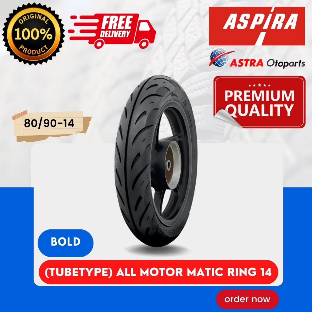 Jual [READY COD] BAN ASPIRA TUBETYPE (NON TUBELESS) ASPIRA BOLD RING 14 ...