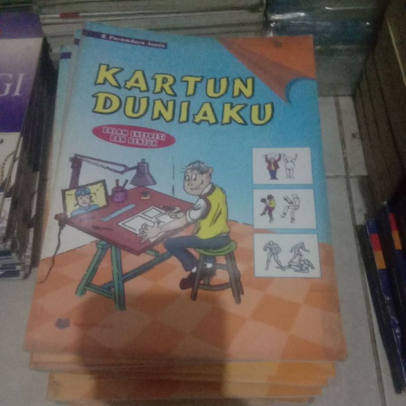Jual buku cara menggambar kartun dalam ekspresi dan bentuk | Shopee