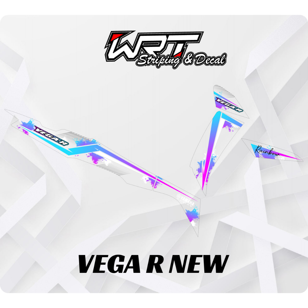 Jual Striping Stiker Decal Vega R New Rainbow (2006-2009) | Shopee ...