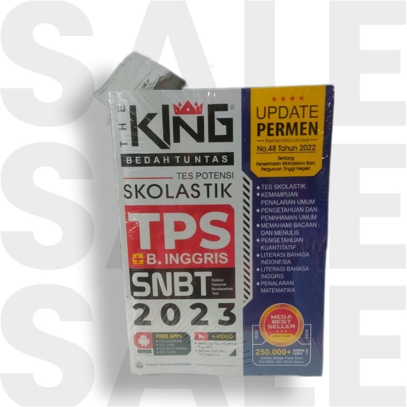 Jual BUKU THE KING TES POTENSI SKOLASTIK TPS SNBT 2023 | Shopee Indonesia