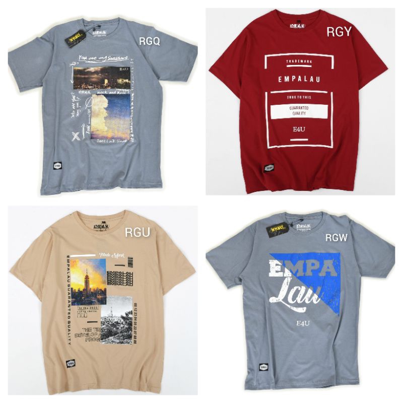 Jual kaos pria distro/kaos lelaki EMPALAU terbaru dan original | Shopee