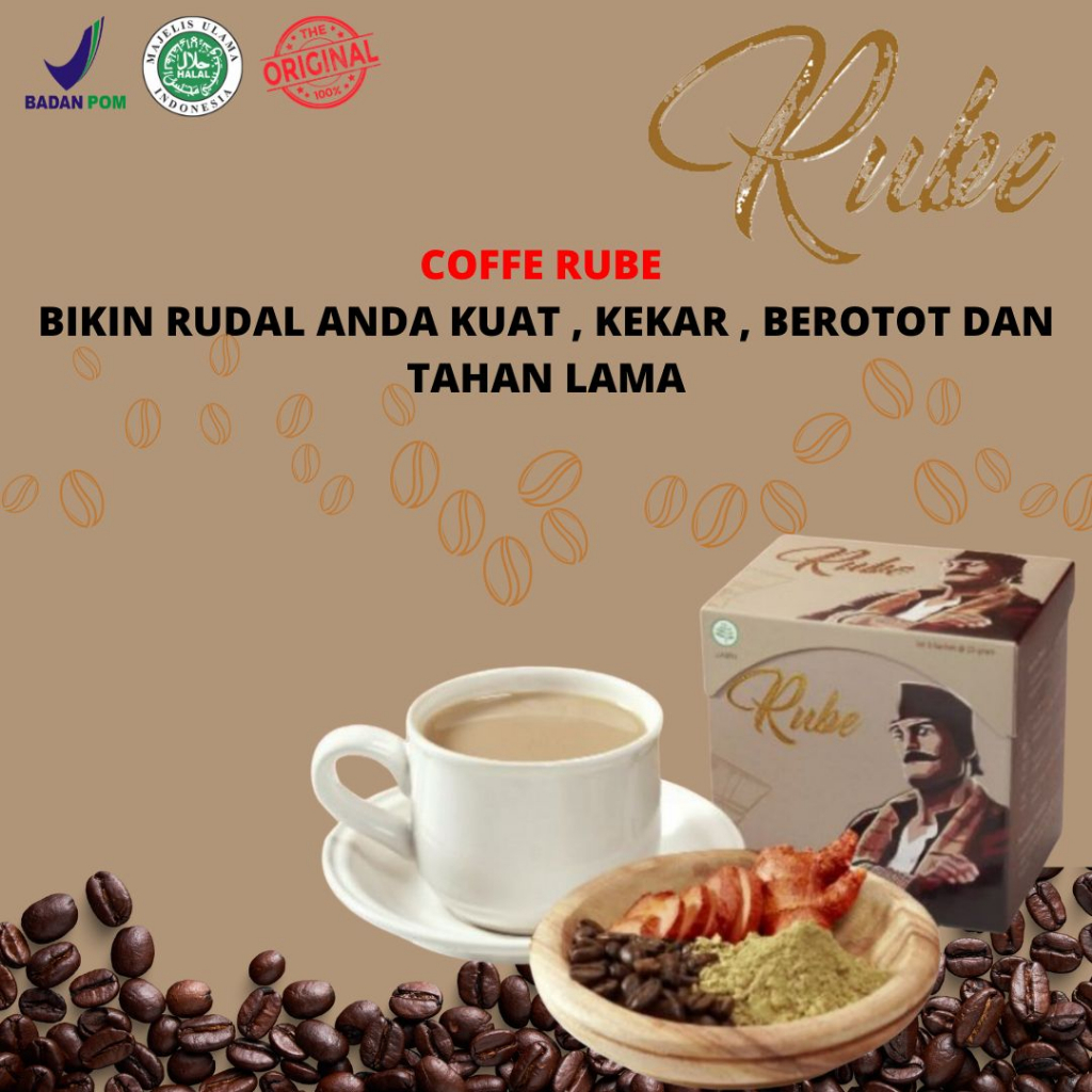 Jual Kopi Herbal Rube jahe Merah - Kuat Tahan Lama -Kopi Kuat Tahan ...