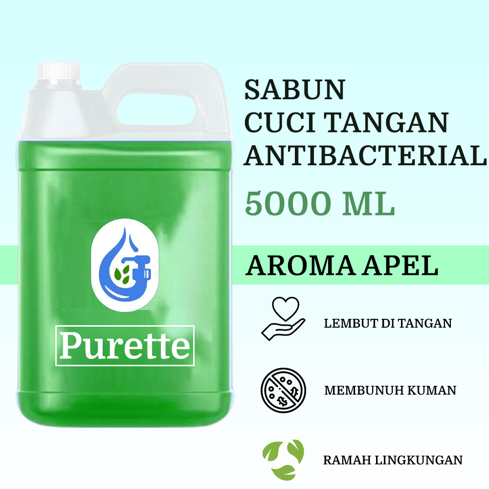 Jual Sabun Cuci Tangan Antiseptik HAND SOAP PURETTE 5L | Shopee Indonesia