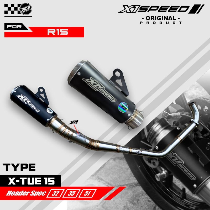 Jual Knalpot Fullsystem Yamaha R15 V3 And V1 Original X1 Speed | Shopee ...
