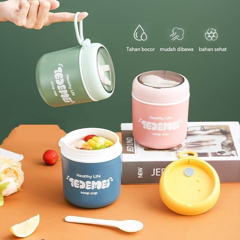 Jual Tedemei Termos Soup Cup 510 ml Bahan PP | Shopee Indonesia