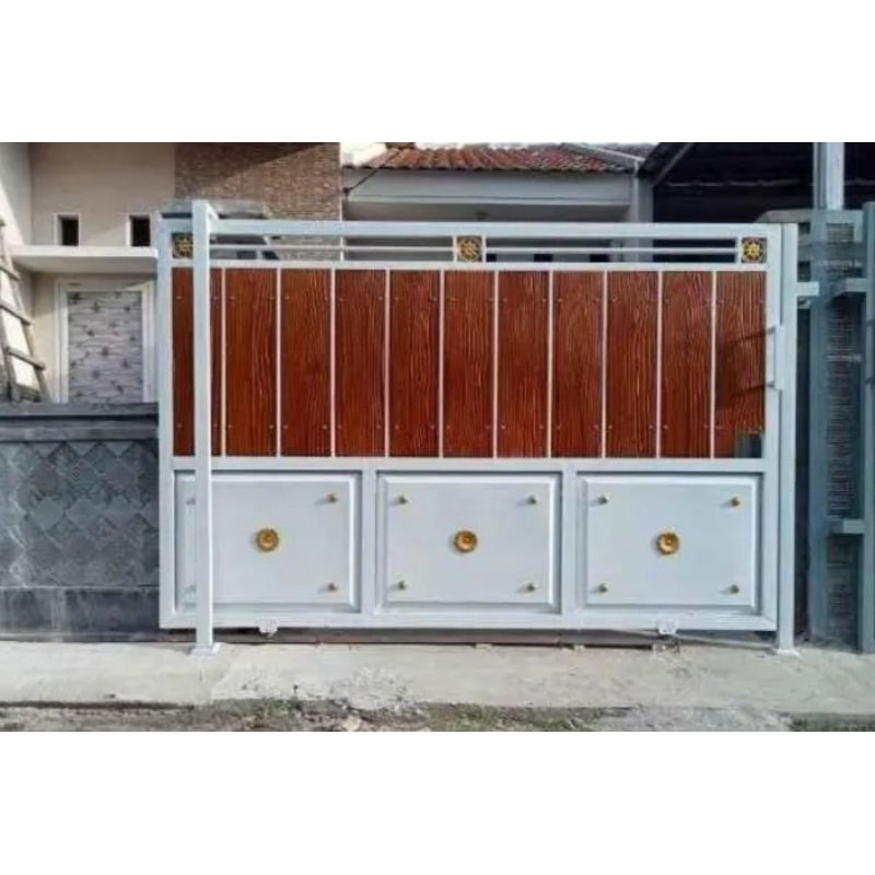 Jual pintu pagar teralis besi murah berkualitas | Shopee Indonesia