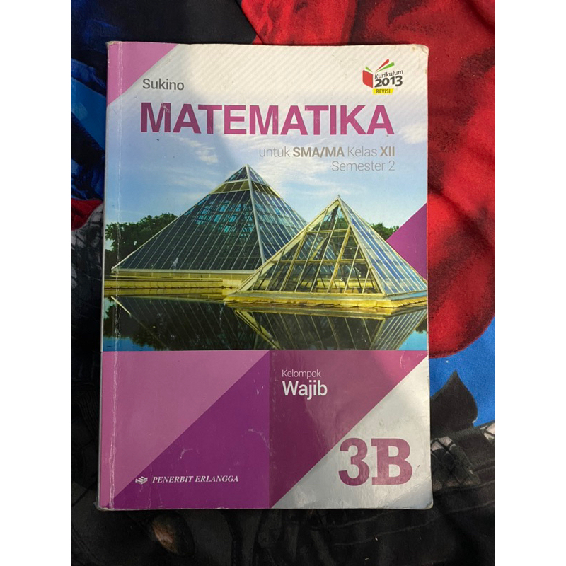 Jual BUKU MATEMATIKA KELAS 12 PENERBIT ERLANGGA KELOMPOK WAJIB 3B ...