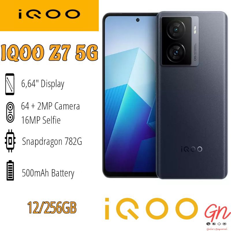 Jual VIVO IQOO Z7 5G 8/128GB 12/256GB GARANSI RESMI | Shopee Indonesia