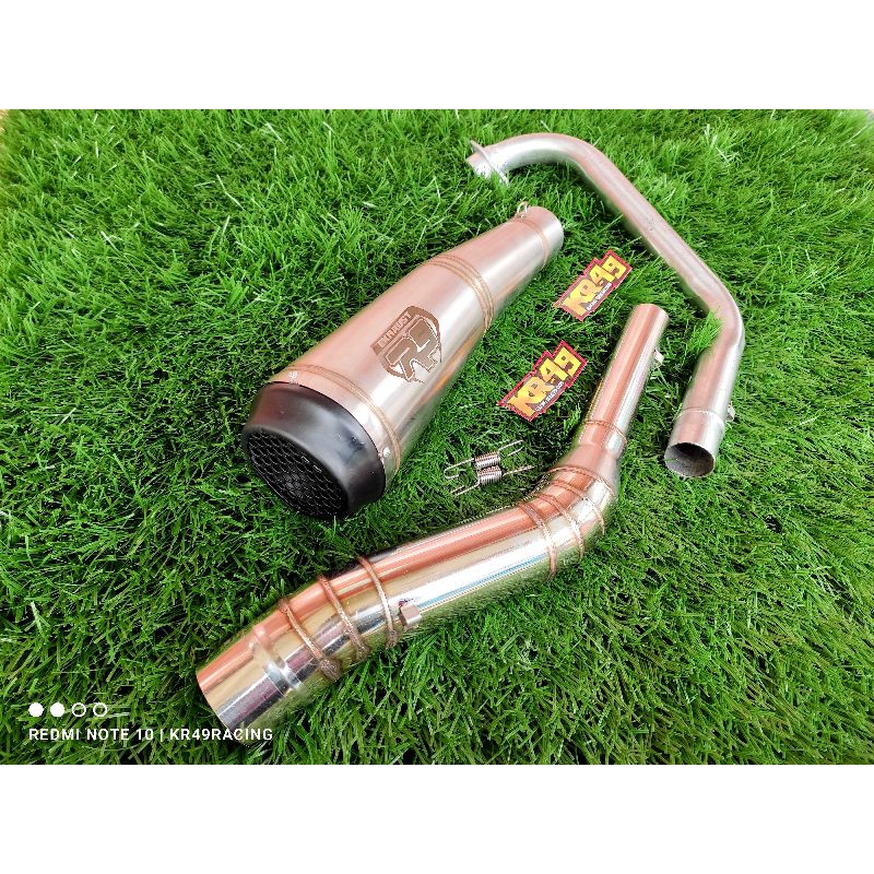 Jual KNALPOT RACING R9 GP SERIES PNP VIXION BYSON R15 SONIC FU GTR CBR ...