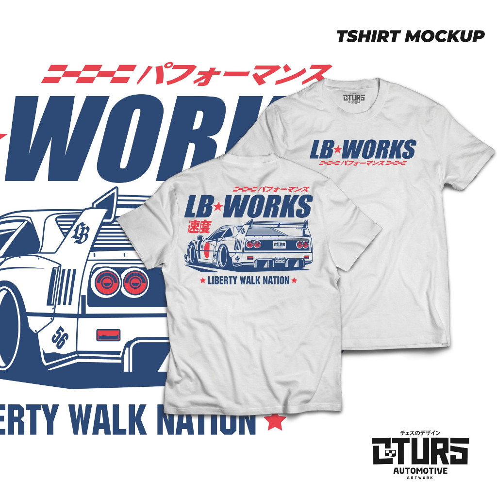 Jual T-Shirt Ferrari F40 LBWK CTURS MERCH | Shopee Indonesia