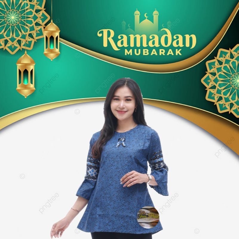 Jual Batikjavaprik Atasan Blouse Batik Wanita 12 Motif | Shopee Indonesia