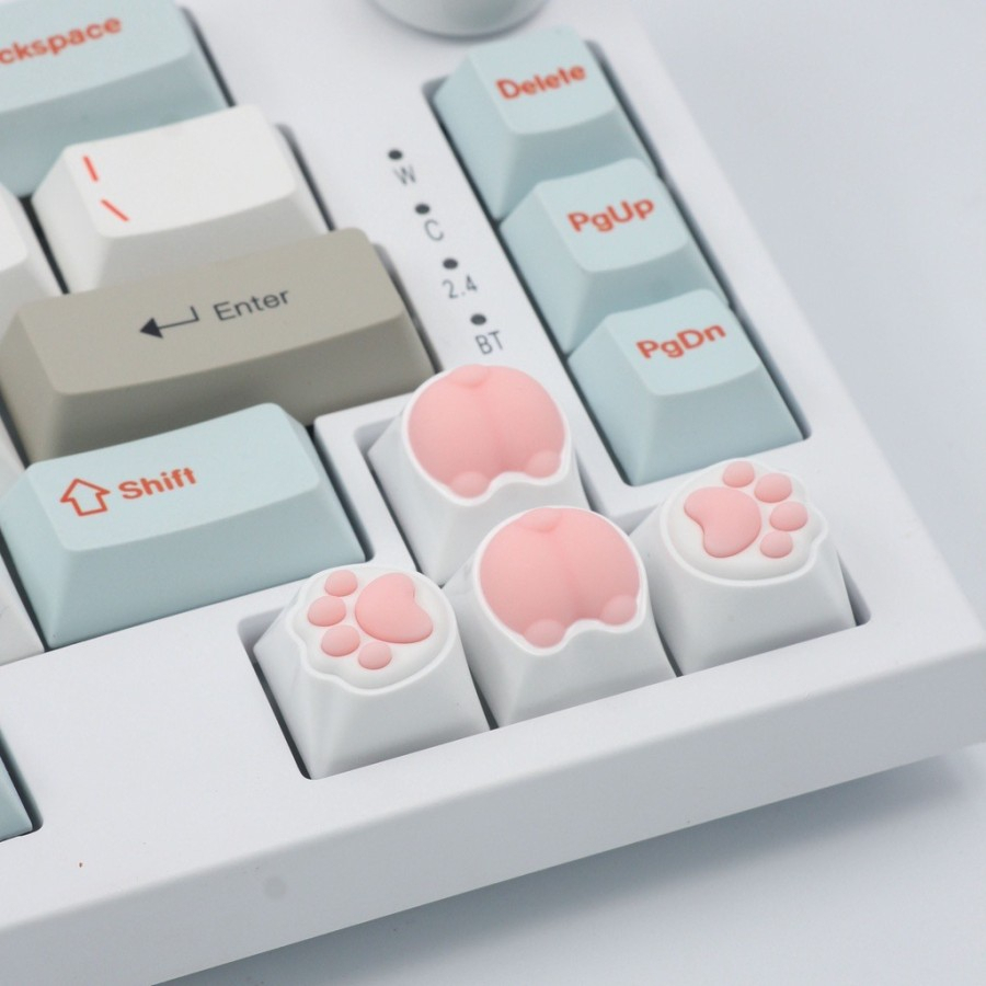 Jual Keycap Keyboard Gaming Mechanical ABS Cat Dog Paw Lucu Keycaps ...