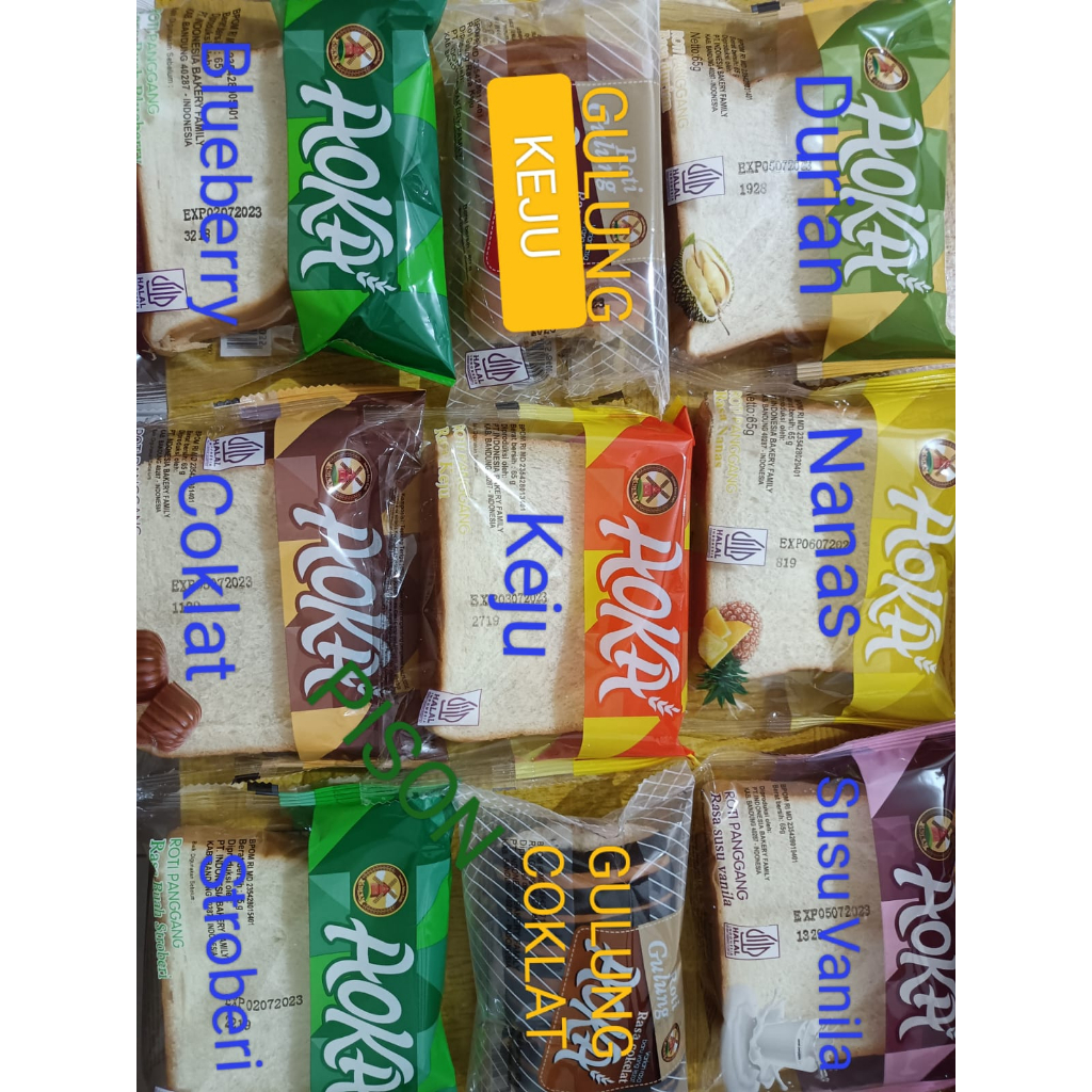 Jual ROTI AOKA MIX PANGGANG BISA MIX ISI 30 PCS | Shopee Indonesia