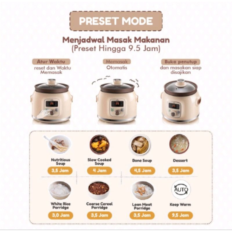Jual Emily Slow Cooker Claypot 2L Shopee Indonesia