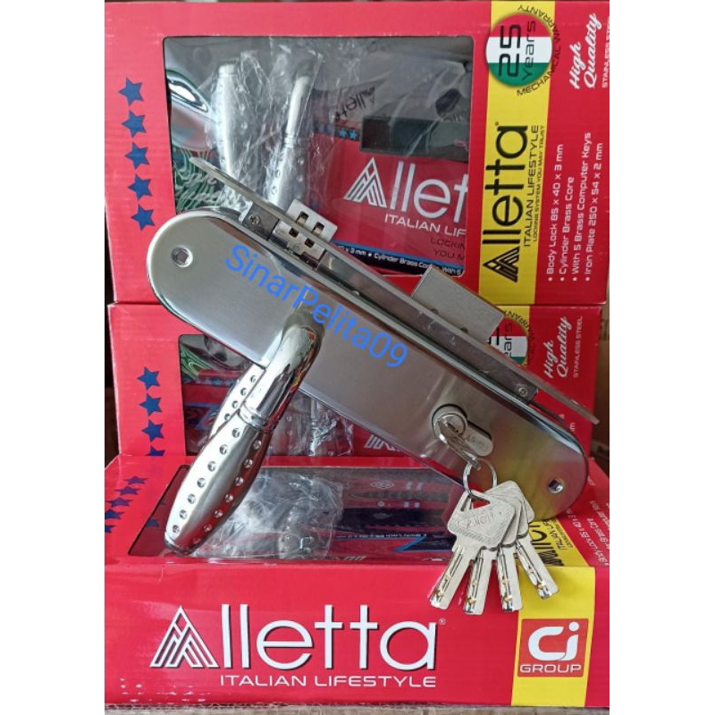 Jual Kunci Pintu Besar Alletta Ares Sn Handle Pintu Besar High