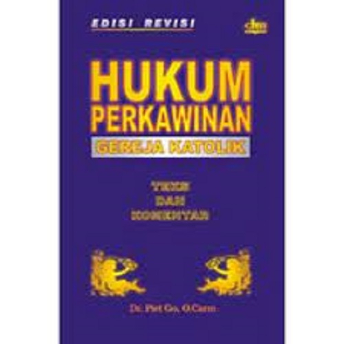 Jual Buku Hukum Perkawinan Gereja Katolik Edisi Revisi Penerbit Dioma Shopee Indonesia