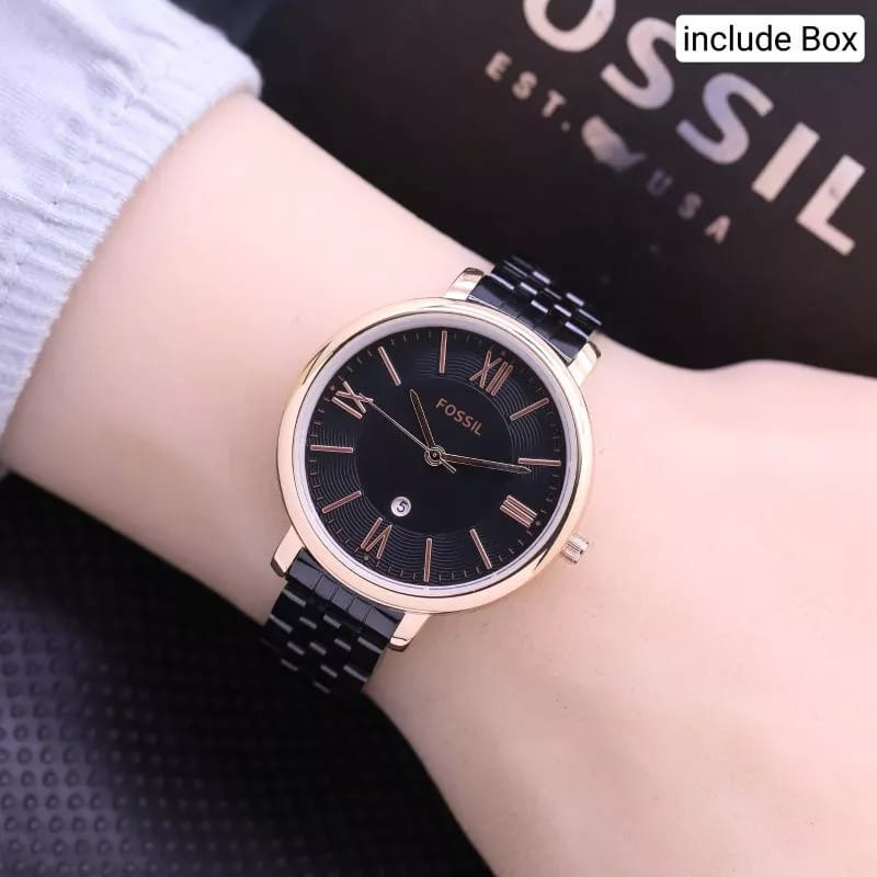 Jual Jam Tangan Wanita Foss Romawi LS-9055 Tali Rantai Body Bulat ...