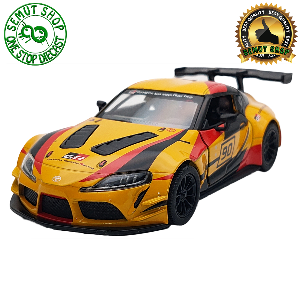 Jual Kinsmart Toyota GR Supra Racing Concept with printing Miniatur ...