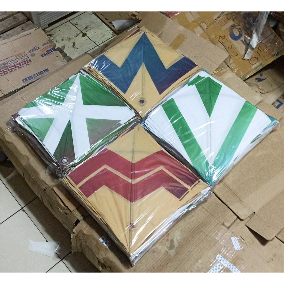 Jual Layangan Kertas Sablon Sukabumi isi 20 Pcs | Shopee Indonesia
