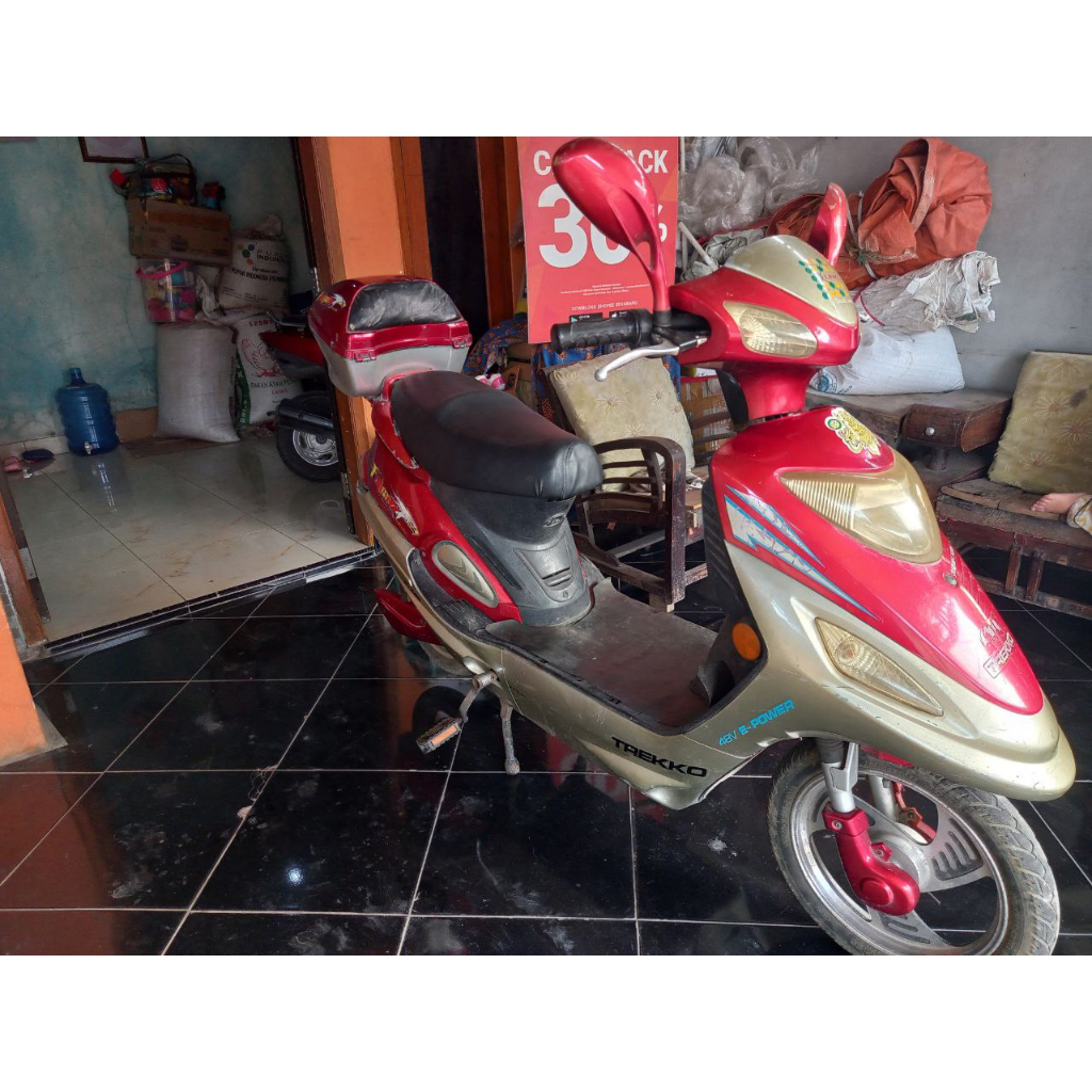 Jual SEPEDA LISTRIK TREKKO SPIDER GEN 3 DENGAN BOX SECOND | Shopee ...