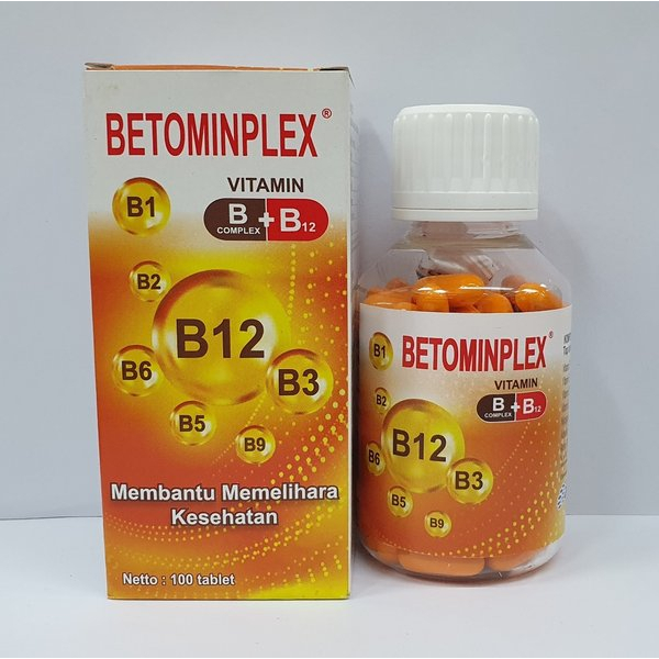 Jual BETOMINPLEX VITAMIN B COMPLEX PLUS B12 ARTO ISI 100 TABS Shopee