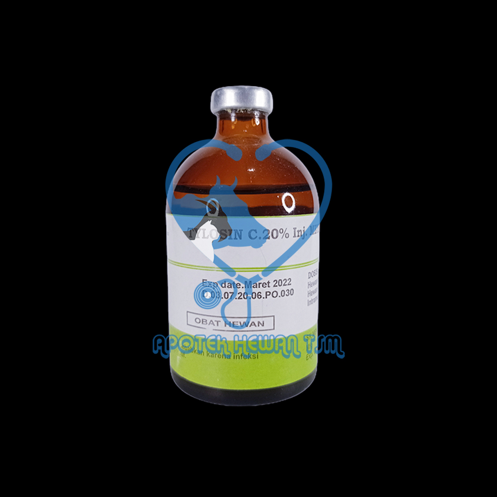Jual Tylosin C 20 Inj MEYER Antibiotik Infeksi Salauran Pernafasan