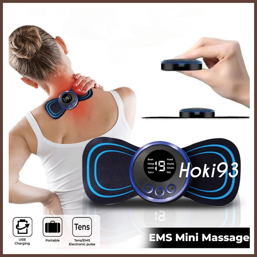 Jual ( HOKI93) ALAT Pijat Leher Terapi LEHER EMS Mini Massage | Shopee ...