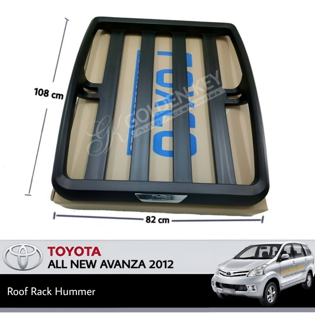 Jual PAKET All New Avanza 2012 up to 2021 Roof Rack Hummer Small ...