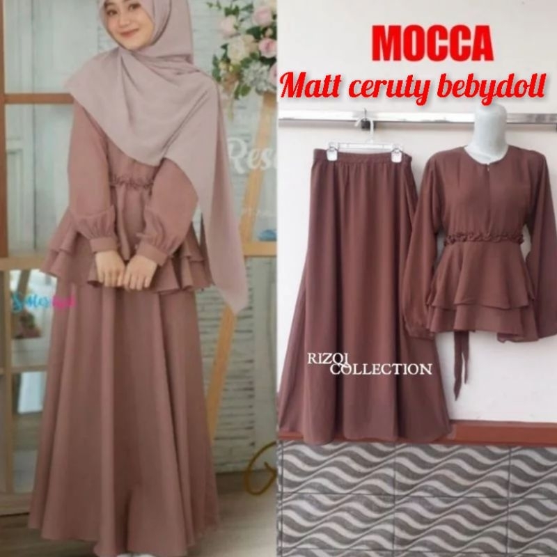 Jual Setelan Wanita Kekinian {blouse Rok} Setelan Rok Set Kondangan