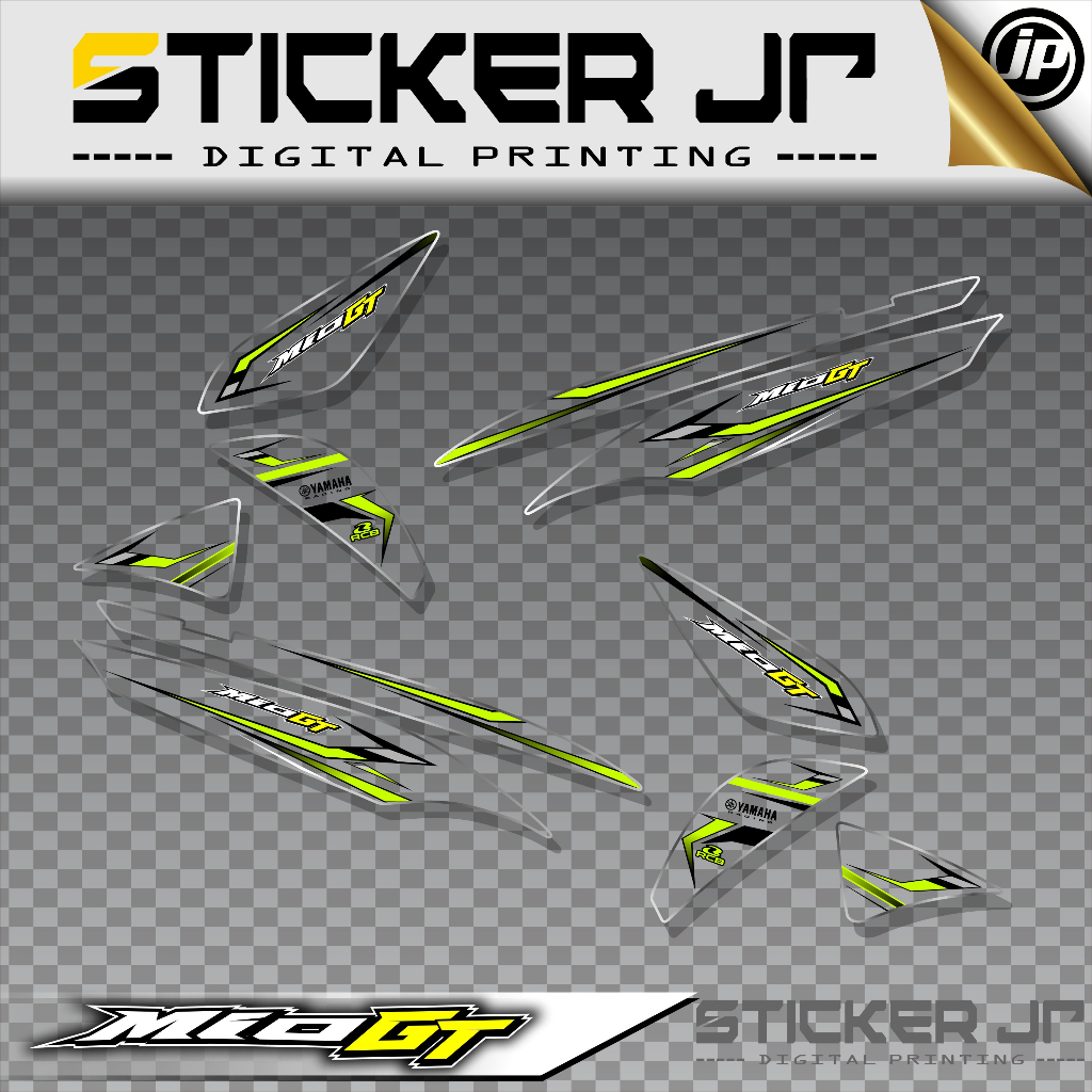 Jual Stiker Striping Decal Transparan Motor Mio GT - Sticker Motor ...