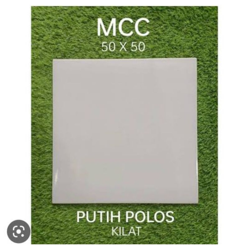 Jual Keramik Lantai 50x50 Mcc Polos Putih Shopee Indonesia