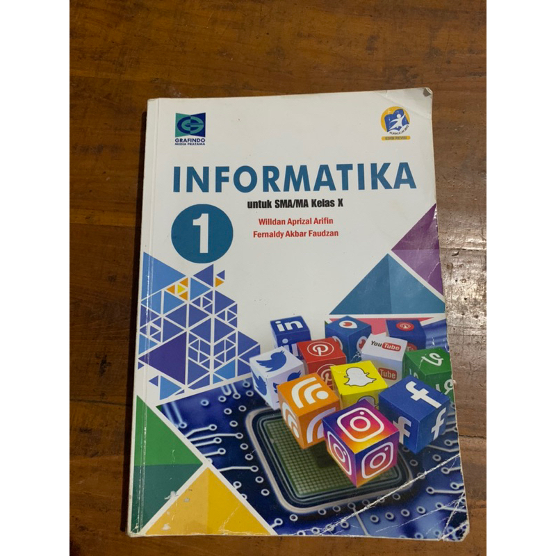 Jual Buku Informatika SMA/MA Kelas X Revisi (Buku Informatika Kelas 10 ...