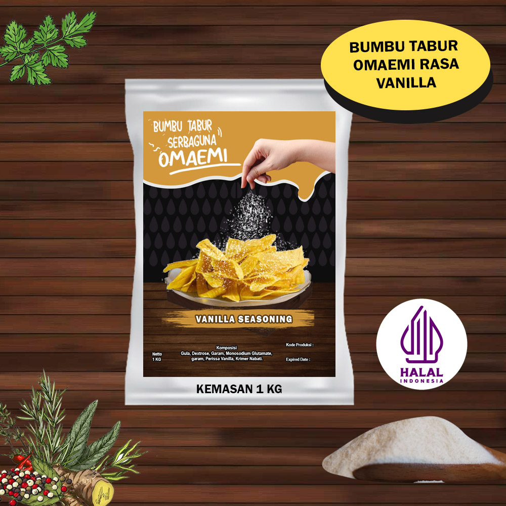 Jual Bumbu Tabur Vanilla Kemasan Kg Untuk Taburan Keripik Snack