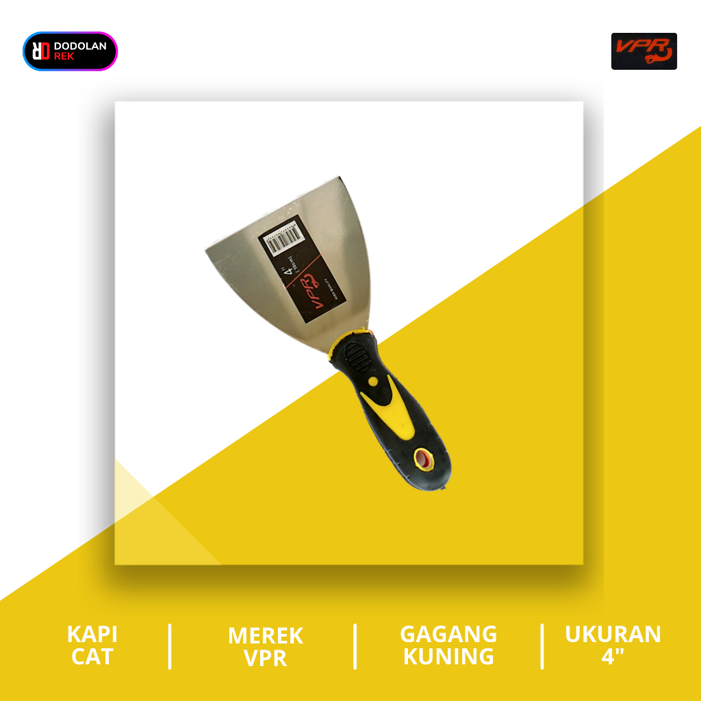 Jual Kapi Cat Wall Scrapper Gagang Karet VPR 4 Inch - Harga Per Biji ...