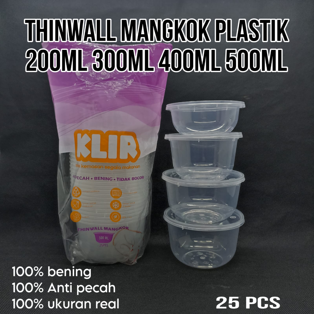 Jual Thinwall Mangkok Cup Pudding Puding Plastik Bulat Microwave Anti Panas Shopee Indonesia 6061