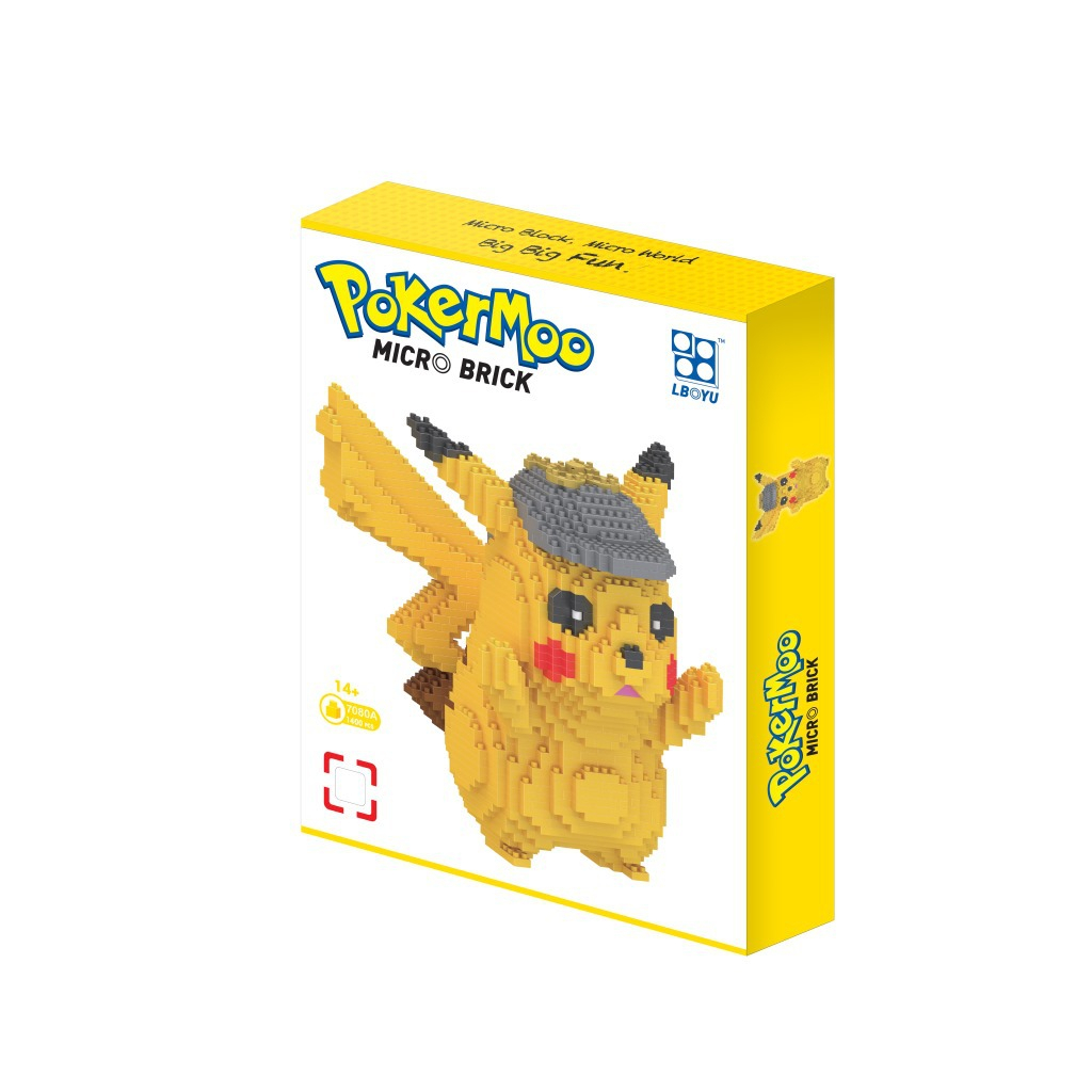 Jual Nano Block Bricks Pokemon Pikachu Big Besar Balok Mainanan Anak ...