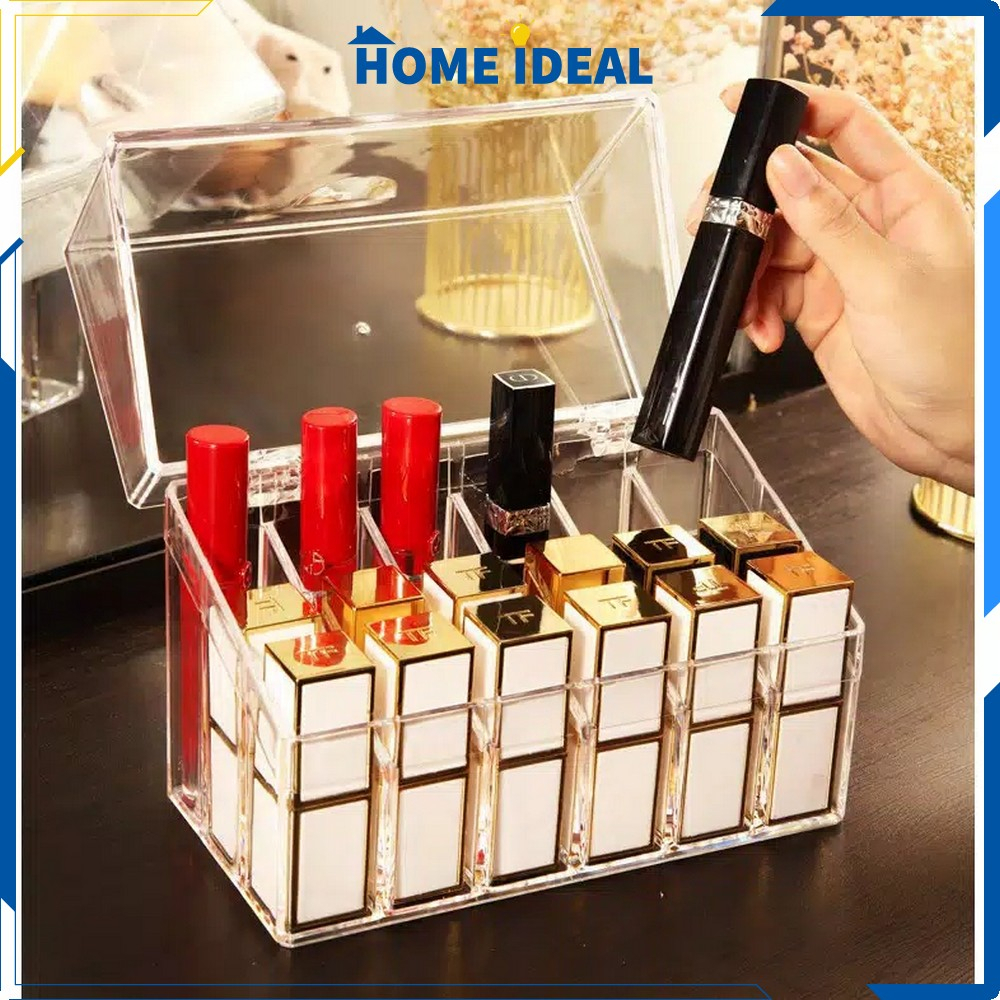 Jual Rak Kosmetik Kotak Lipstik Model Handle 18 Slot Bahan Acrylic ...