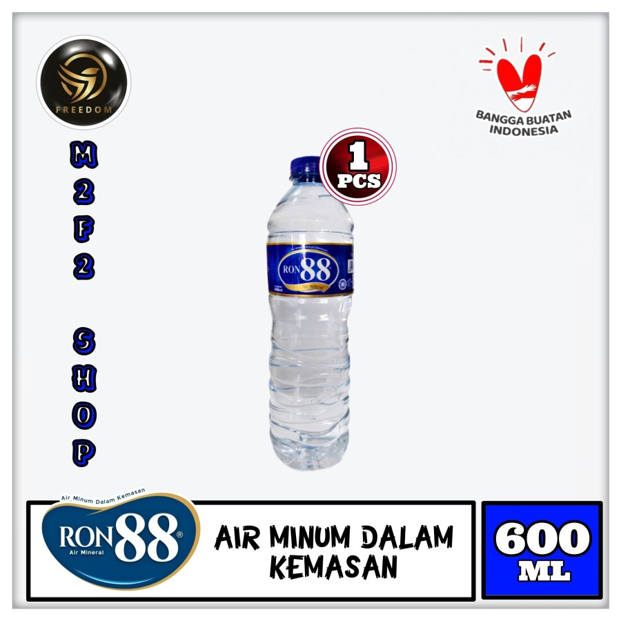 Jual Air Mineral Ron 88 Elite Tanggung Botol Pet - 600 ml (Kemasan ...