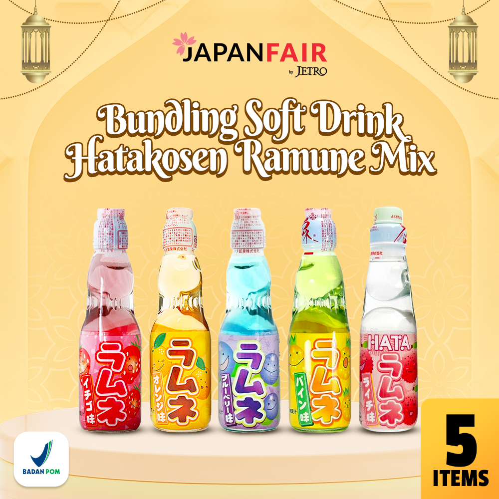 Jual Paket Soft Drink Jepang Hatakosen Ramune Mix Rasa | Shopee Indonesia