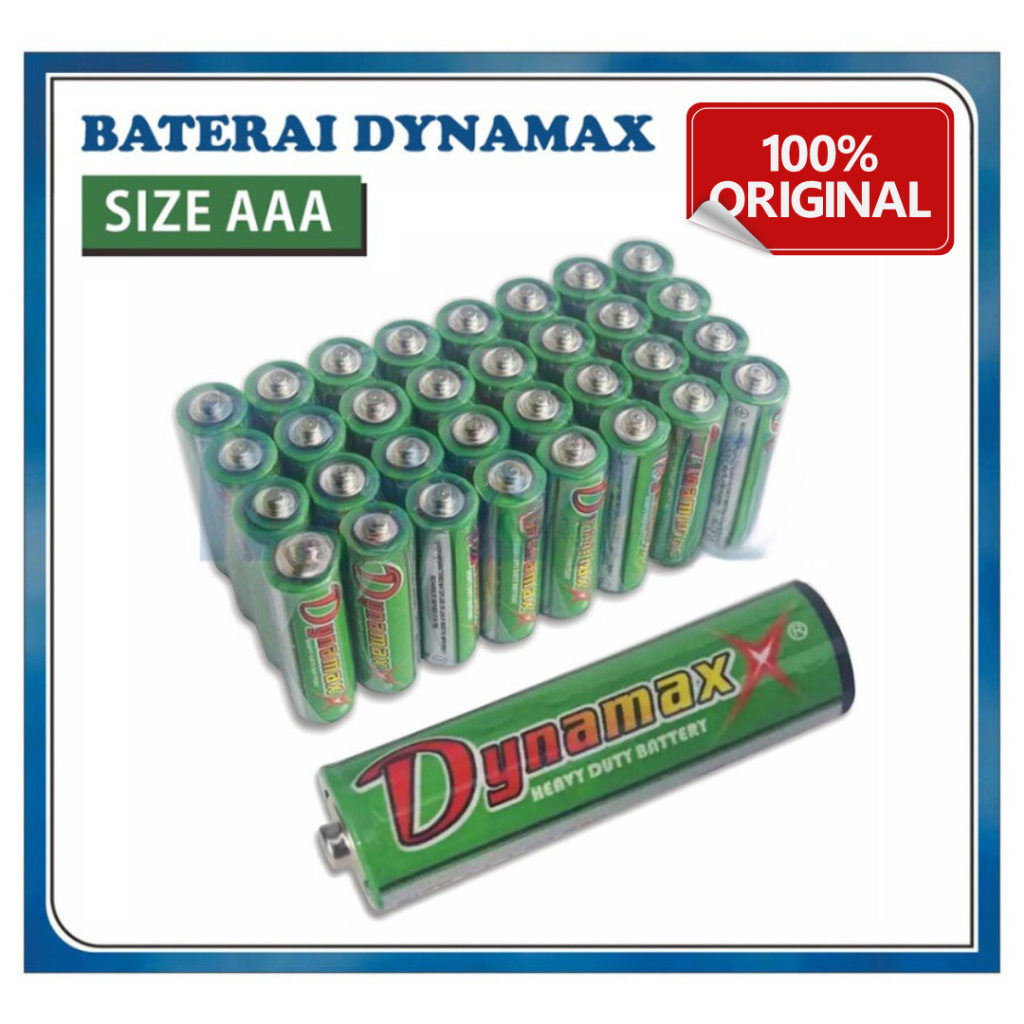 Jual Baterai Merk Dynamax Ukuran Size Aaa Battery A Batre Battery