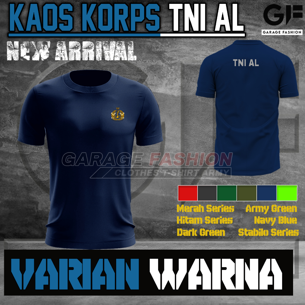 Jual Kaos Jersey TNI AL / Baju TNI AL / Baju Olahraga TNI AL / Kaos